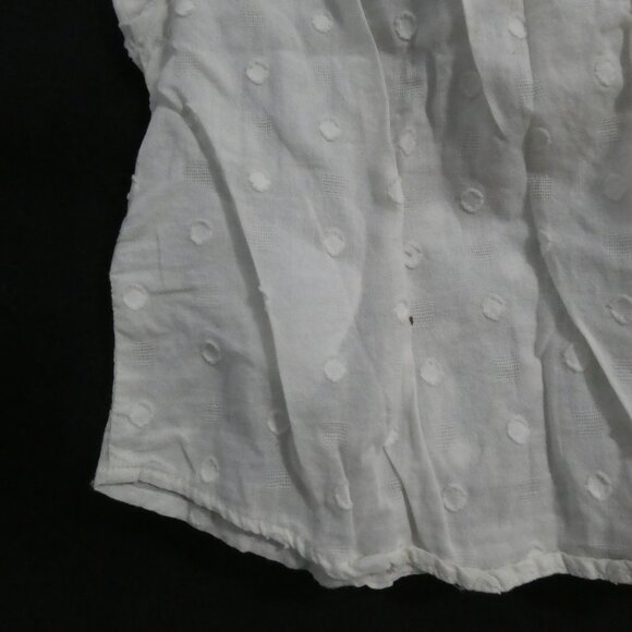 GAP KIDS | xs extra small (4-5) | Sleeveless Cream Button-Up Blouse - Picture 12 of 14